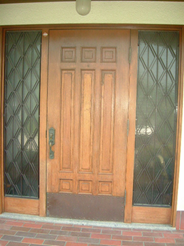 造作家具・玄関ドア取替玄関・廊下のビフォア